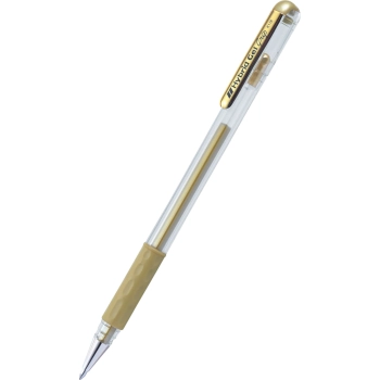 Długopis żelowy Pentel 0,8 mm - HYBRID GEL GRIP ZŁOTY